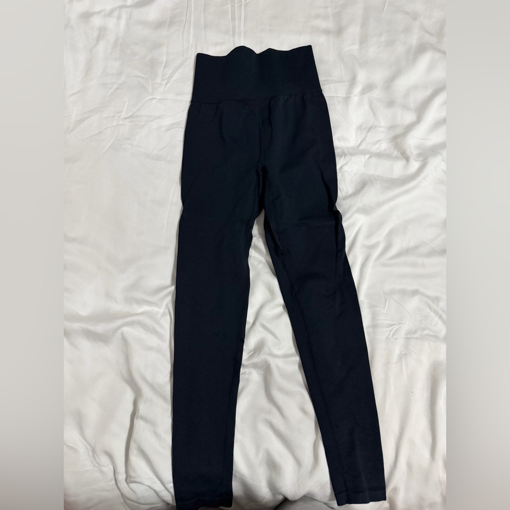 Women's Navy Blue Legging & Sports Bra Set